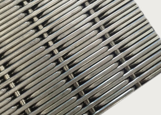 Passo tecido de aço inoxidável da urdidura do diâmetro 17.5mm de Mesh Panels 2mm do fio do SUS 304