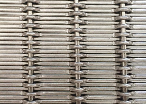 Passo tecido de aço inoxidável da urdidura do diâmetro 17.5mm de Mesh Panels 2mm do fio do SUS 304
