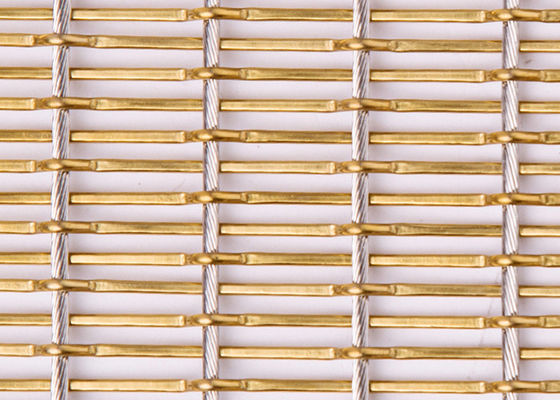 O vidro da decoração laminou o GV de Mesh Fabric 4.5mm do metal flexível para o elevador Salão