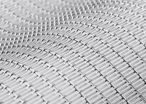 metal flexível de construção Mesh Antacid Smooth Surface do para-sol de 120m