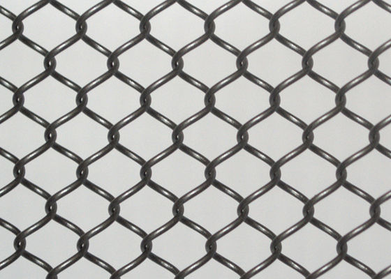 Fio Mesh Curtain Aluminum Alloy da chaminé de Grey Architectural Metal 10m