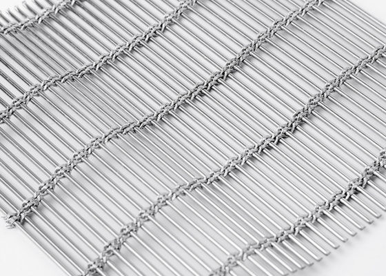 SHUOLONG Mesh Cladding Panels Anti Collision tecido de aço inoxidável interior