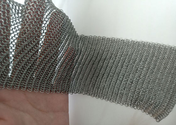 Cor natural decorativa de Chainmail Ring Mesh Curtain Screen Building Facades