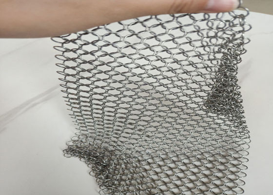 Salões de aço inoxidável de Ring Mesh Plain Woven For Exhibition do metal de SS316 HDG PVD