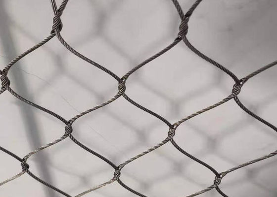 Mão de SHUOLONG 7x7 - Mesh Facade Stainless Steel Rope tecido Mesh Netting