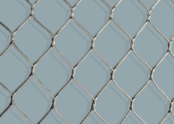Mão de SHUOLONG 7x7 - Mesh Facade Stainless Steel Rope tecido Mesh Netting