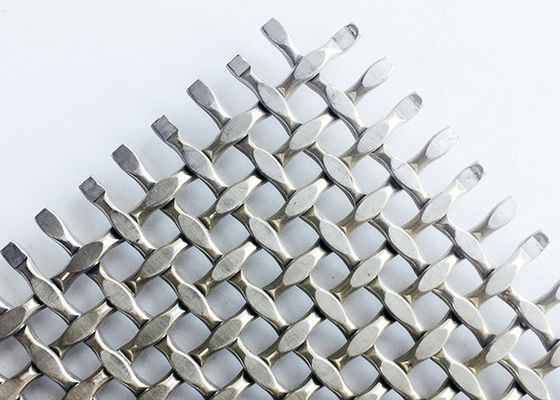 Fio tecido Mesh Decorative For Railing da cor Ss316 metal natural