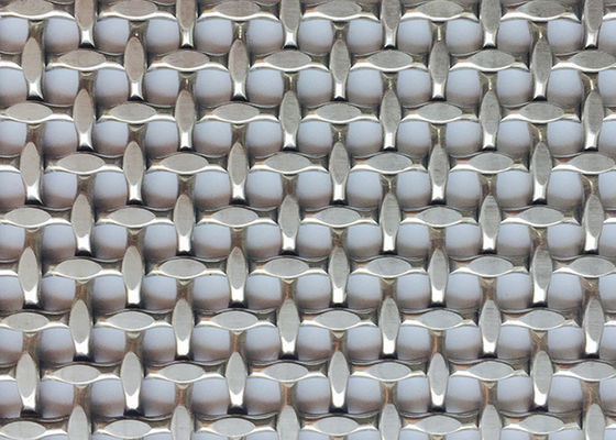 Fio tecido Mesh Decorative For Railing da cor Ss316 metal natural