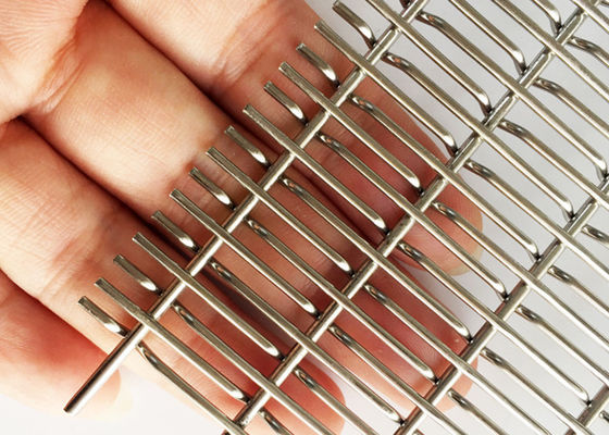 Fio de metal tecido 304ss de alta elasticidade Mesh Decorative Partitionl Screen
