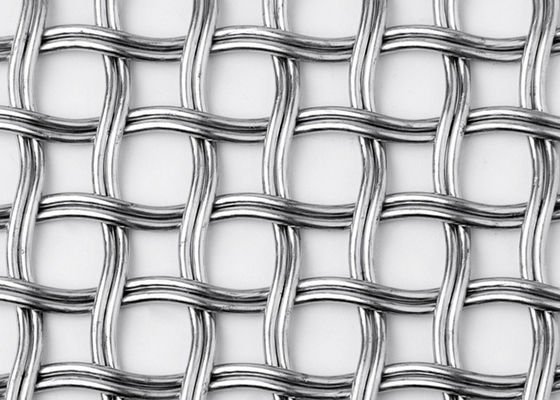 Mesh Shape Helical Stainless Steel circular frisou o fio Mesh For Partitions