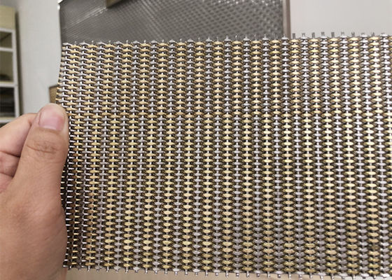 Metal arquitetónico tecido de aço inoxidável Mesh For Building Cladding de 3.2mm