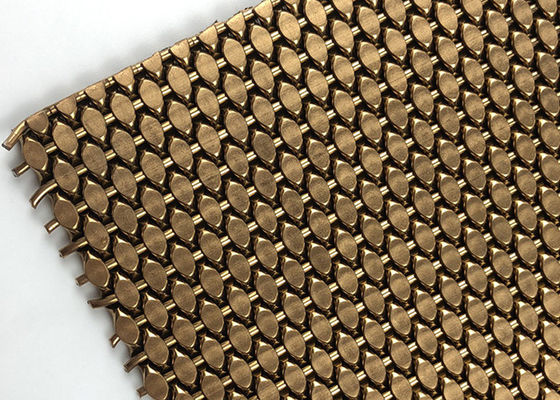 Metal arquitetónico tecido de aço inoxidável Mesh For Building Cladding de 3.2mm