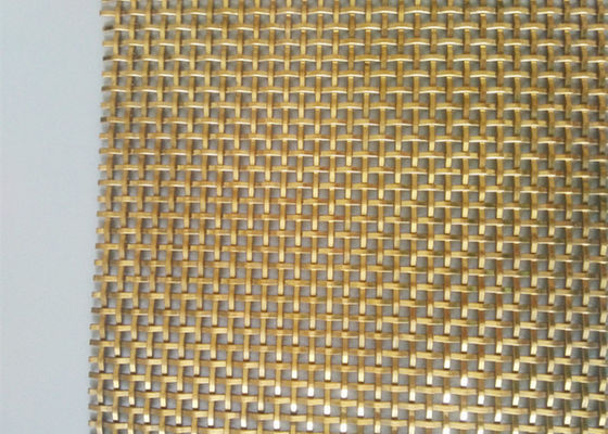 O metal tecido almofada 3.2mm Mesh For Cabinet Doors frisado de aço inoxidável