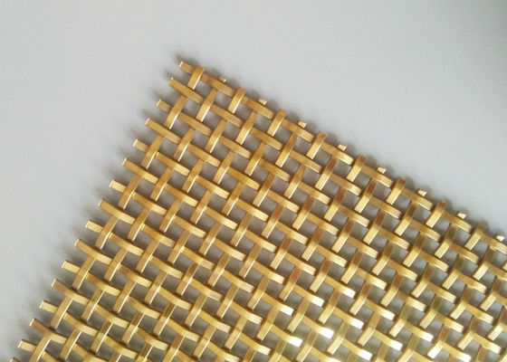 O metal tecido almofada 3.2mm Mesh For Cabinet Doors frisado de aço inoxidável