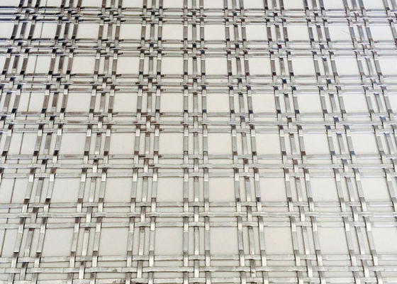 Fio tecido decorativo Mesh Stainless Steel da pintura lisa 3.0m x 1.5m