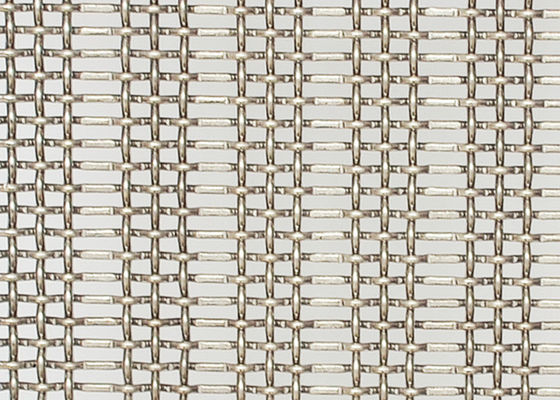 Fio frisado de aço tecido interior Mesh Decoration Building Facade do metal dos Ss 316