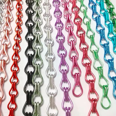 Cadeia de Alumínio Cortina Esquena de Mosca Durabilidade Portas de Ecrã Ventiladas