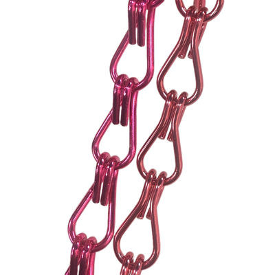 Alumínio 20 mm Cadeia de Metal Cortina Flexível Decorativa Rede de Arame Para Sala Dividir