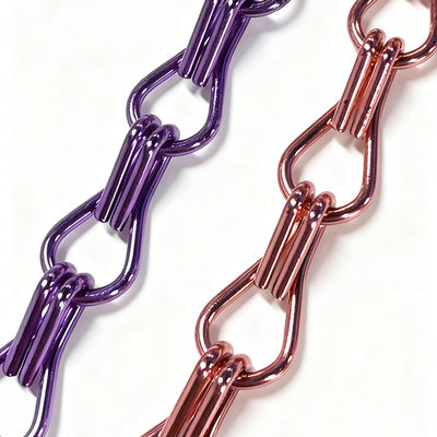 Cor natural decorativa de Chainmail Ring Mesh Curtain Screen Building Facades