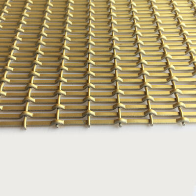 Estrutura de cabo de prata 7 19 Malha arquitetônica de aço inoxidável com malha de tipo ferrule fornecendo e revestimento arquitetônico elegante