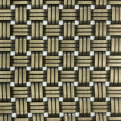 Malha de Arame Tecido Popular Bronze Antigo Malha Arquitetônica para Revestimento de Parede Interior Teto