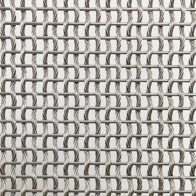 430,8% Área Aberta Decorativa Rede de Arame Telado 4,5 mm Espessura do painel