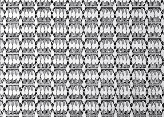 Fio tecido PVDF durável Mesh Panels Cladding Enclosures Weather Resisitant