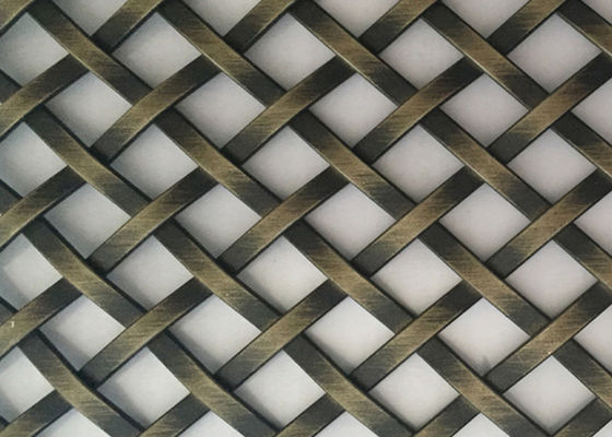 5ft frisou a área de abertura decorativa de aço inoxidável de Mesh Grilles 43,2% do fio