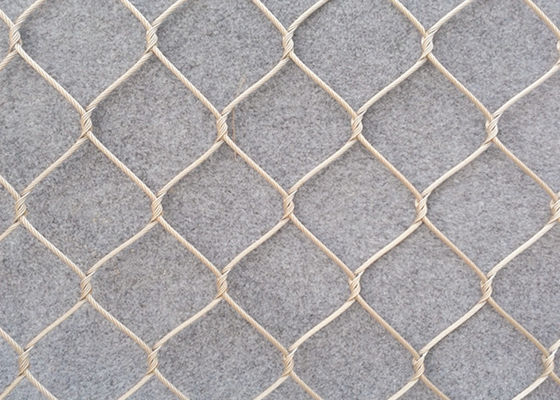 cabo flexível de aço inoxidável da malha 7x19 da corda 316L de 8m para cercos do jardim zoológico